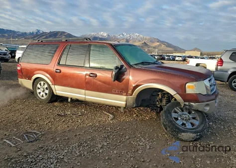 2008 Ford Expedition El Eddie Bauer from USA, damaged, VIN 1FMFK175X8LA74723